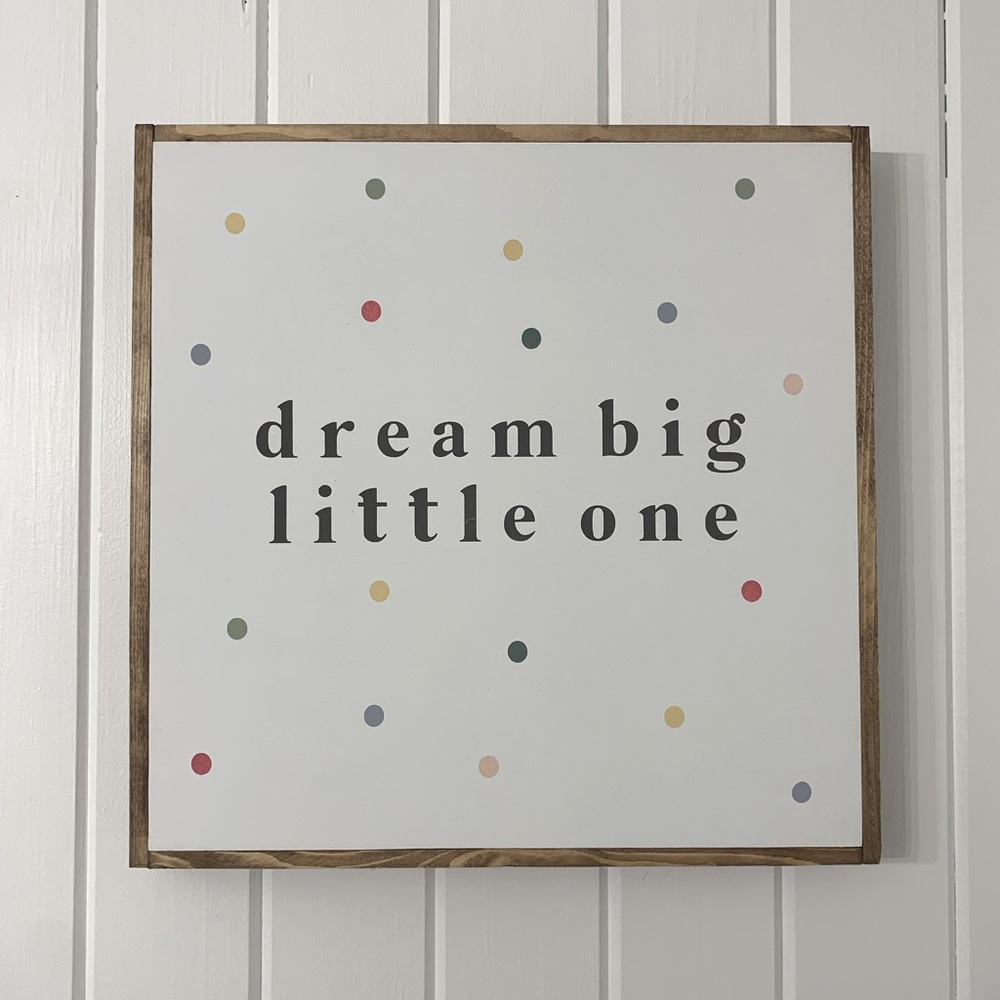 Handmade Sign 12”x12”